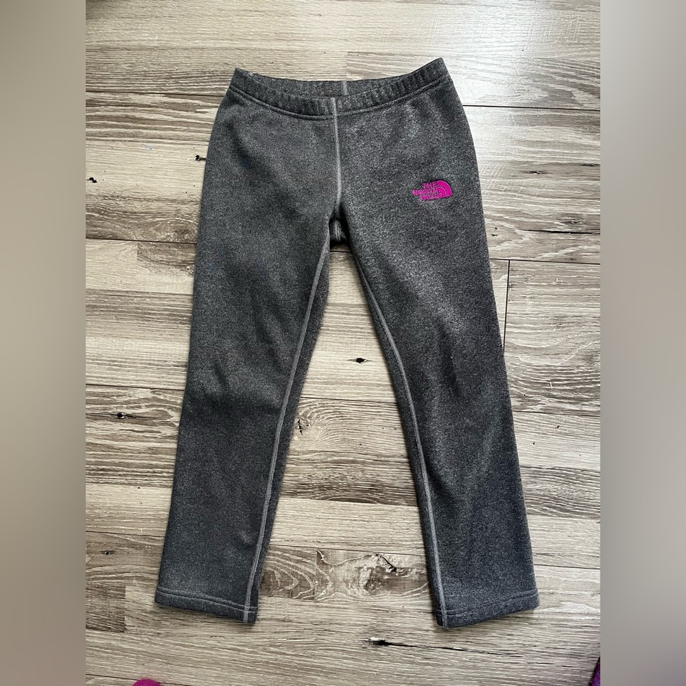 Girls north face fleece lined leggings!